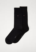 Tommy Hilfiger STRIPE SOCK 2 PACK - Socks - black