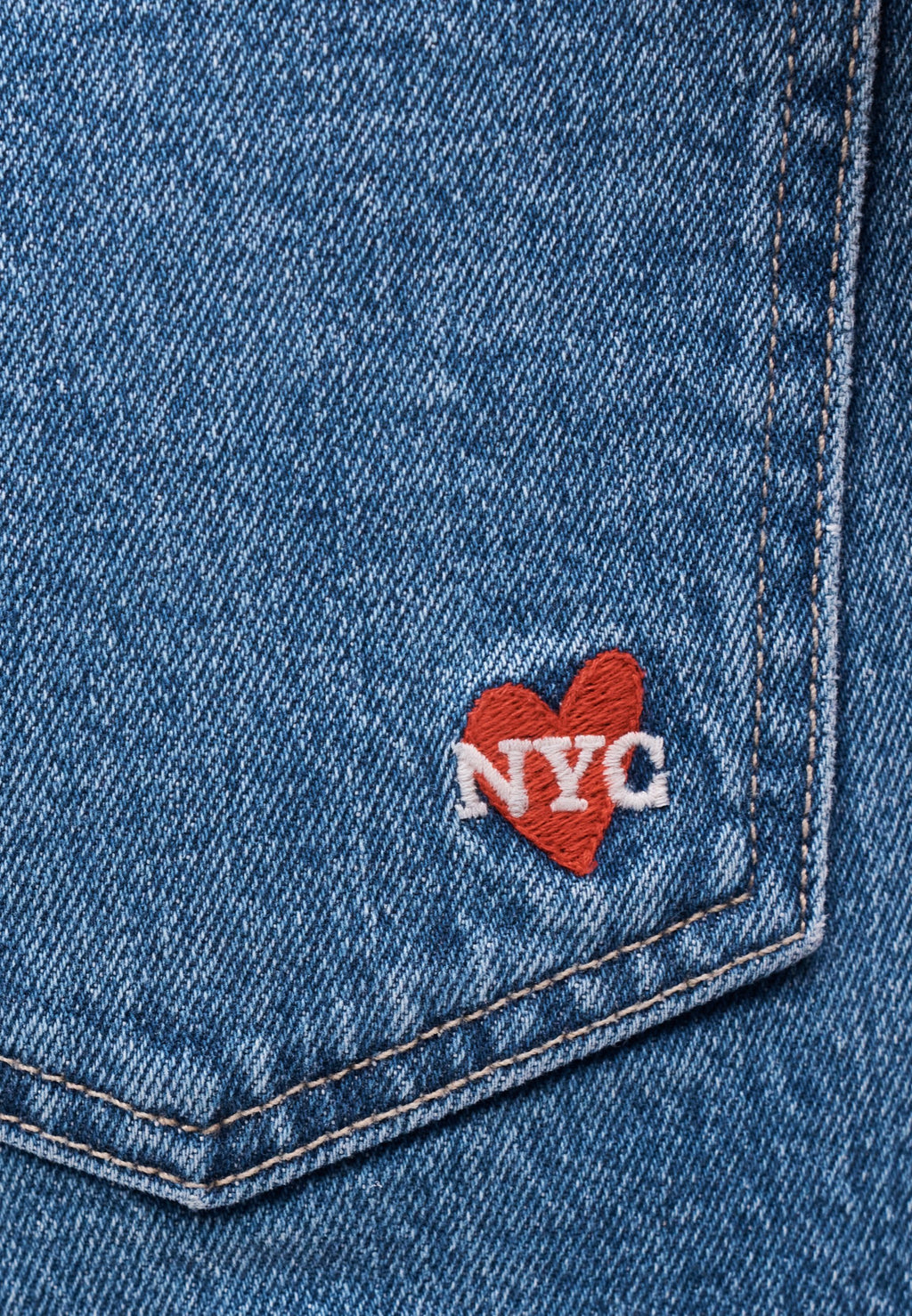 Abercrombie & Fitch NYC HEART EMBROIDERY
