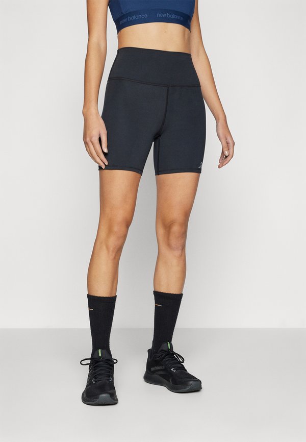 New Balance NB HARMONY HIGH RISE SHORT 6" - Leggings - black