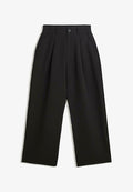 Bershka SUPER BAGGY TAILORED - Trousers - black