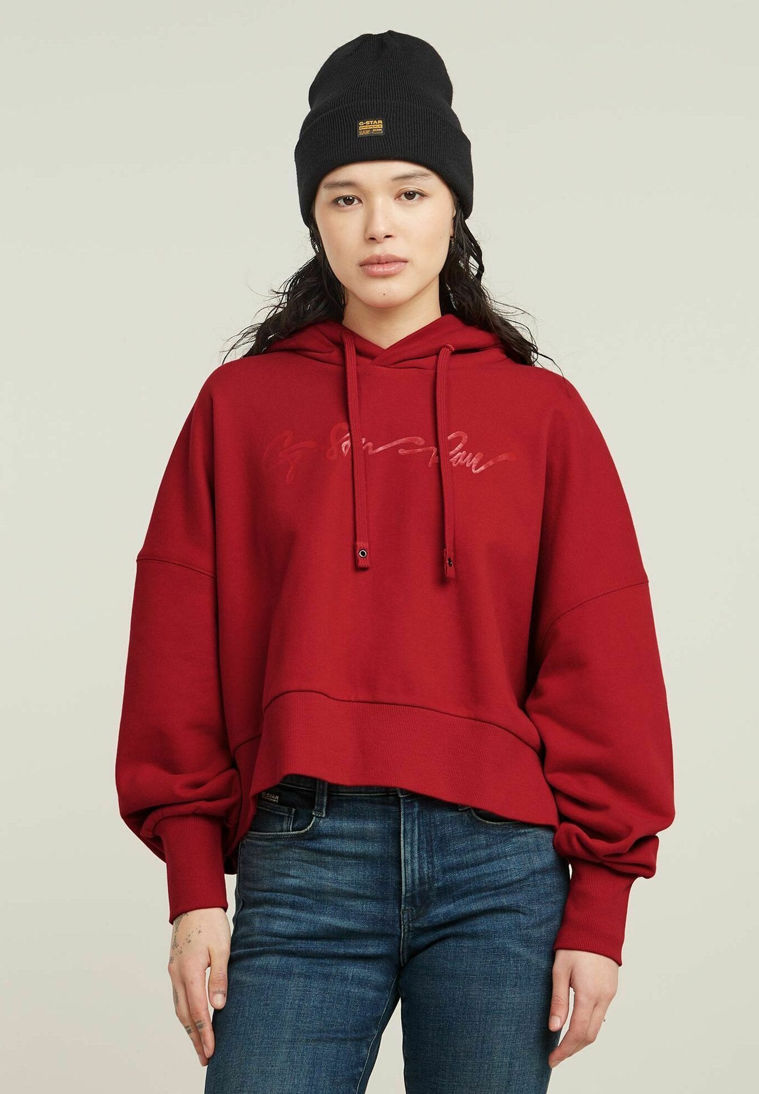 G-SCRIPT OVERSIZED HOODED Media 3