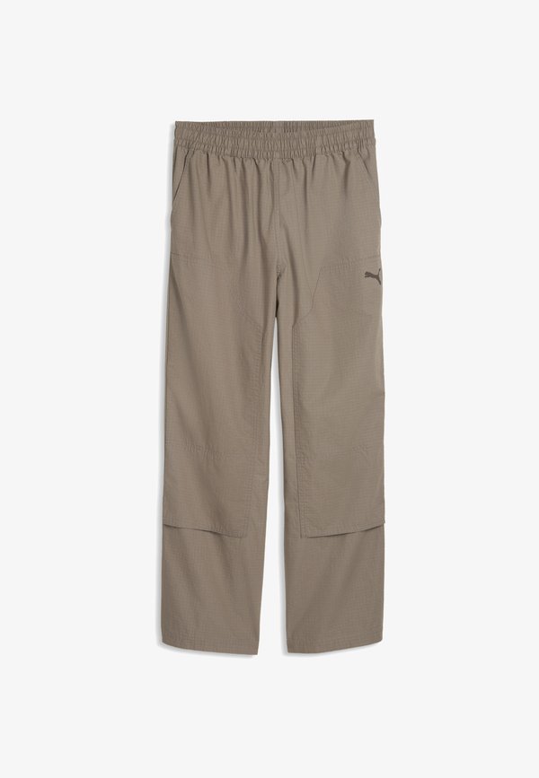 Puma ESSENTIALS CARPENTER GEWEBTE HOSE - Trousers - mouse gray