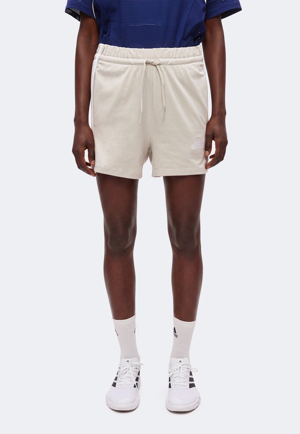 adidas Sportswear ESSENTIALS 3 STRIPES SHORTS - Sports shorts - alumina/white