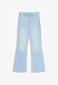 Bershka Flared Jeans - light blue