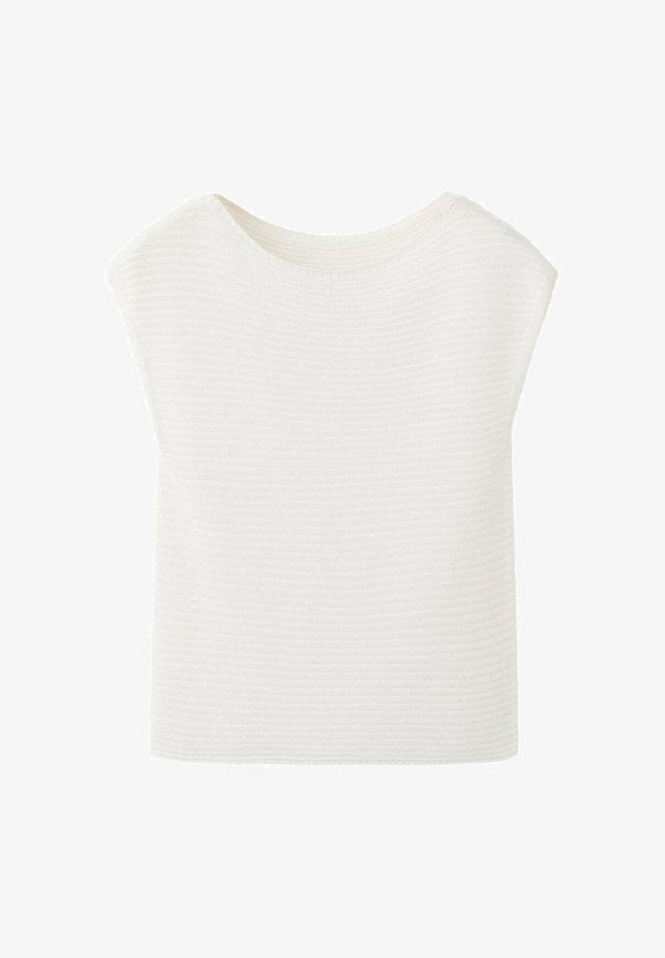 Mango ADULT - Basic T-shirt - off-white