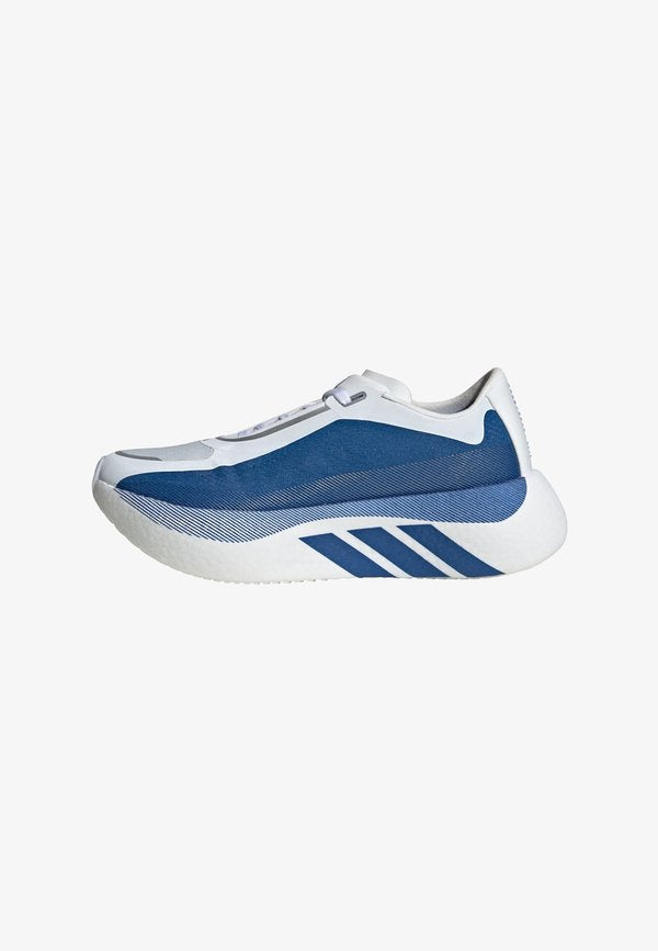 adidas Performance HYPERBOOST EDGE - Road running shoes - cloud white   eqt blue    metalic