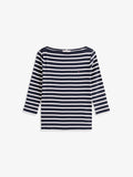Tommy Hilfiger SLIM FIT - Long sleeved top - desert sky/ecru