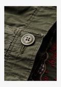 Superdry & Co EMBROIDERED - Cargo trousers - surplus goods olive green