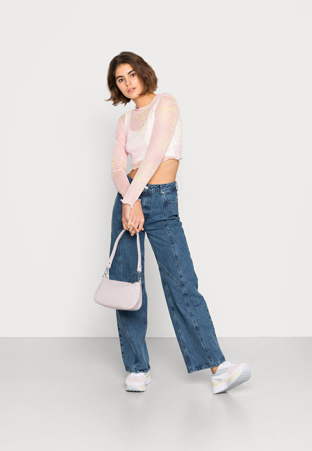 NEW girl ORDER HIBISCUS FLOWER LONG SLEEVE