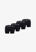 Levi's® LEVIS HERREN BOXERSHORTS REPEAT LOGO BOXER UNTERWÄSCHE PANTS 4-ER PACK  - Trunks - black