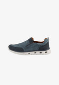 TOM TAILOR TOM TAILOR SHOES LICENCE SNEAKER MIT ELASTISCHEM SCHAFT - Slip-ons - blue