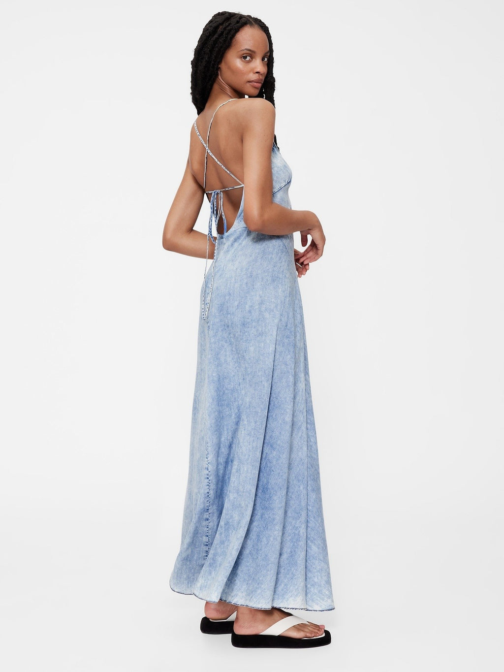 GAP STUDIO LIQUID PERFECT SLIP DRESS