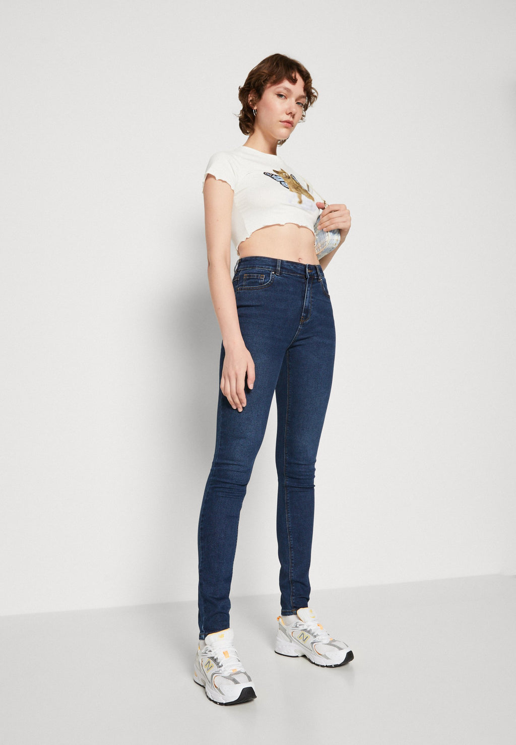 Skinny fit ONLLUNA High waist Media 5