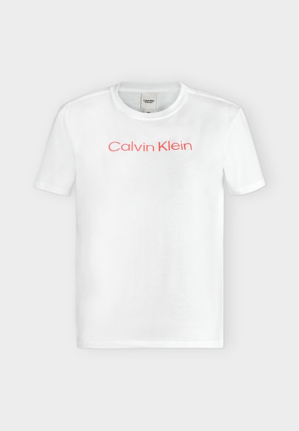 Calvin Klein COMMUTER REGULAR TEE - Print T-shirt - classic white