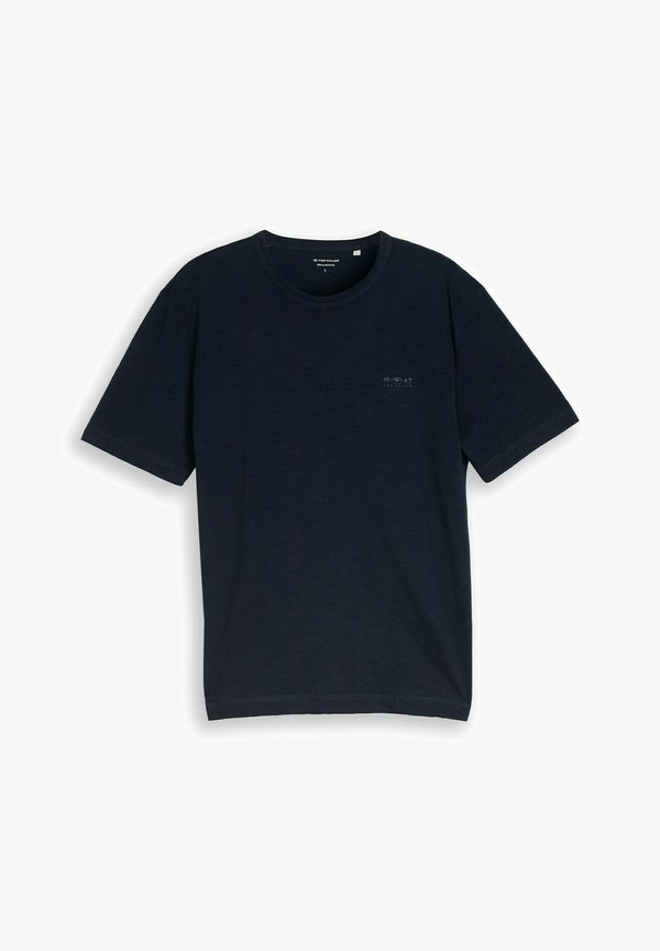 TOM TAILOR TOM TAILOR T-SHIRT T-SHIRT IN MELANGE-OPTIK - Basic T-shirt - sky captain blue