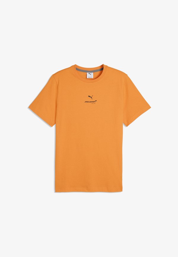 Puma MCLAREN SMALL LOGO TEE - Print T-shirt - papaya