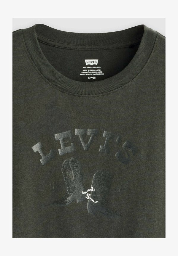 Levi's® GR BOXY TANK TANK DECO CANYON VIEW SUGAR. - Print T-shirt - tank fruit grid brig - blacks -