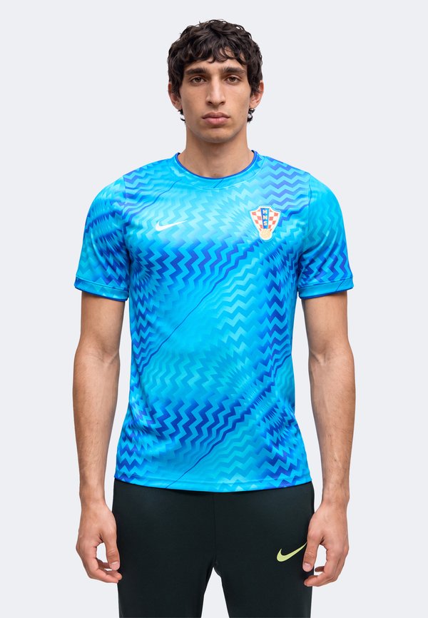 Nike Performance CROATIA MEN PREMATCH - National team wear - blue/hyper royal/white