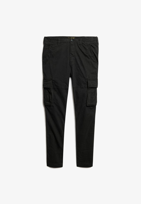 Superdry & Co CORE - Cargo trousers - washed black
