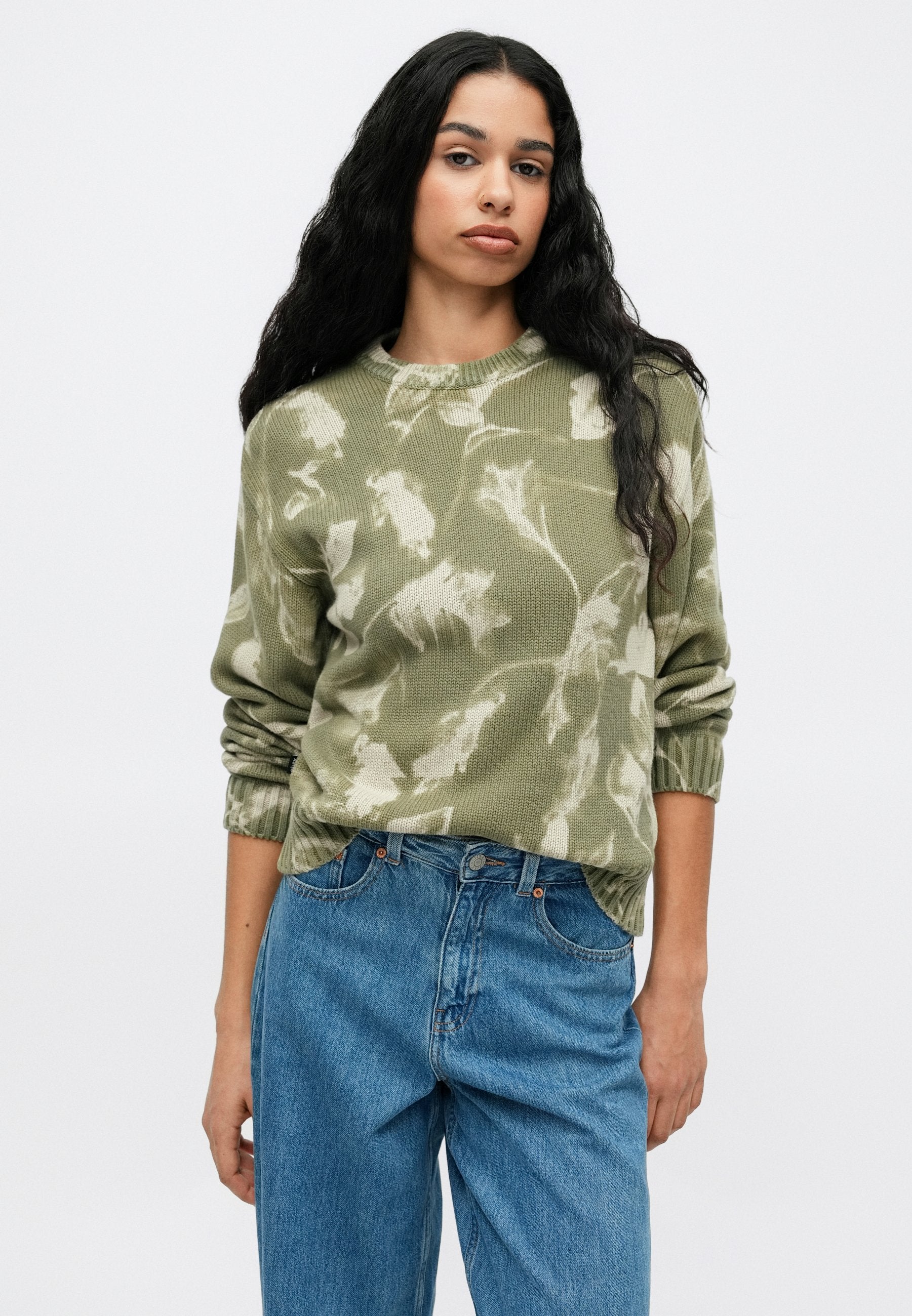 Obey Clothing LEAVES CREW SWEATER
