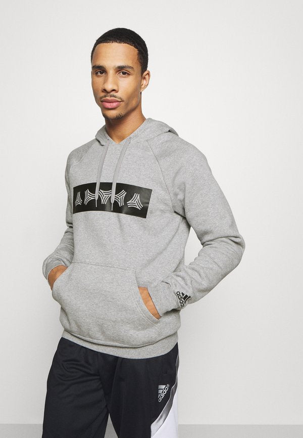 adidas Performance HOODY - Hoodie - medium grey heather
