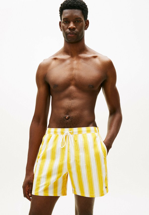 Tommy Hilfiger MEDIUM DRAWSTRING PRINT - Swimming shorts - summer stripe sunshower