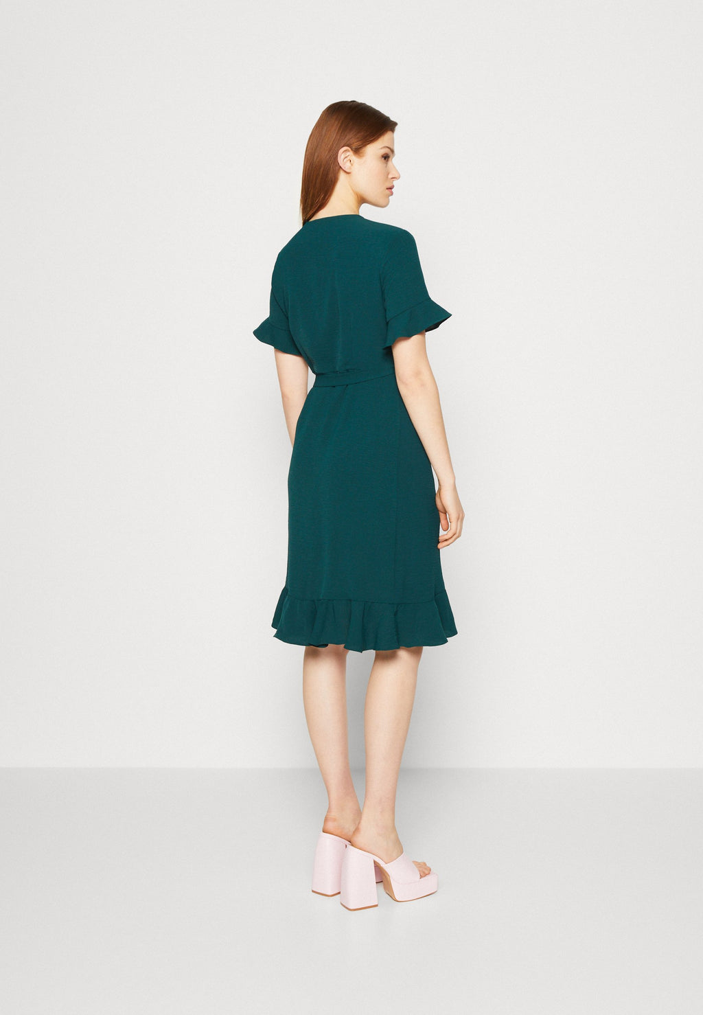 ONLMETTE WRAP FRILL DRESS Media 4