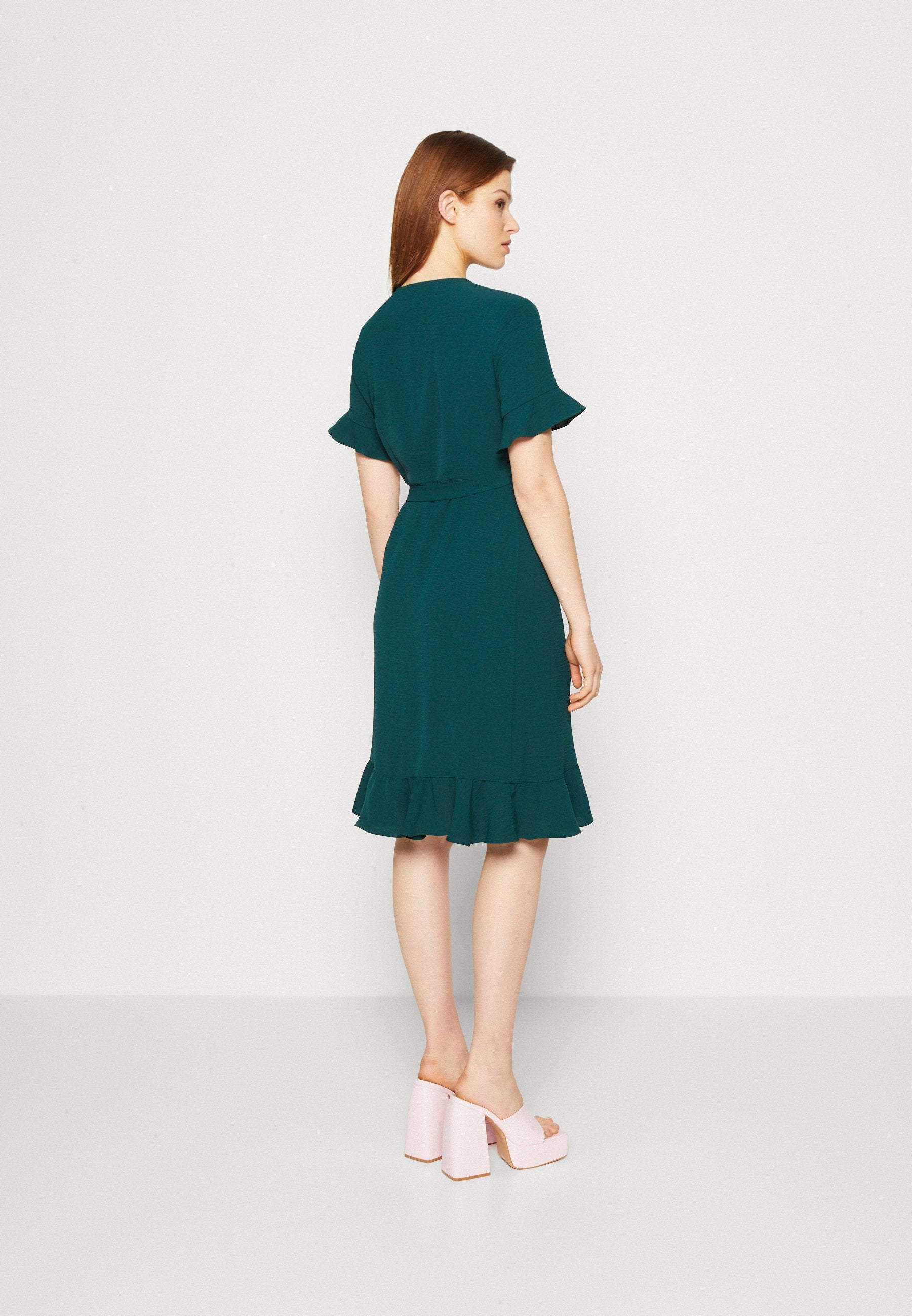 ONLMETTE WRAP FRILL DRESS Media 4