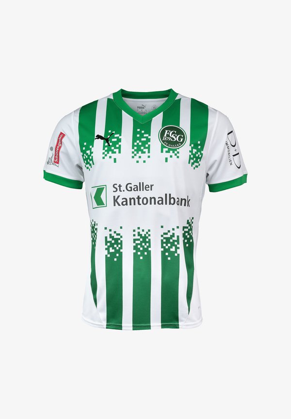 Puma PUMA ST. GALLEN TRIKOT REPLICAS - TRIKOTS - NATIONAL - Print T-shirt - weissgruen