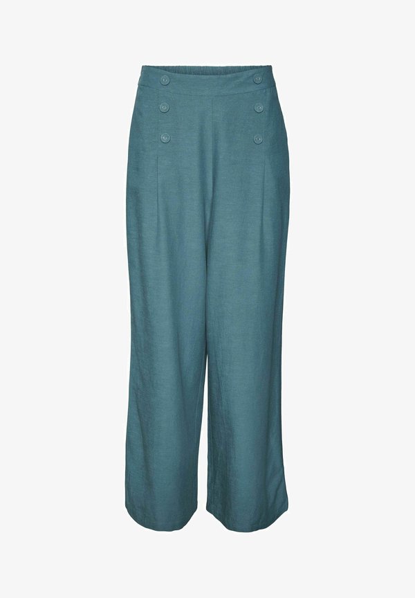 Vero Moda Wide-leg VMGISELLE High waist - Trousers - balsam