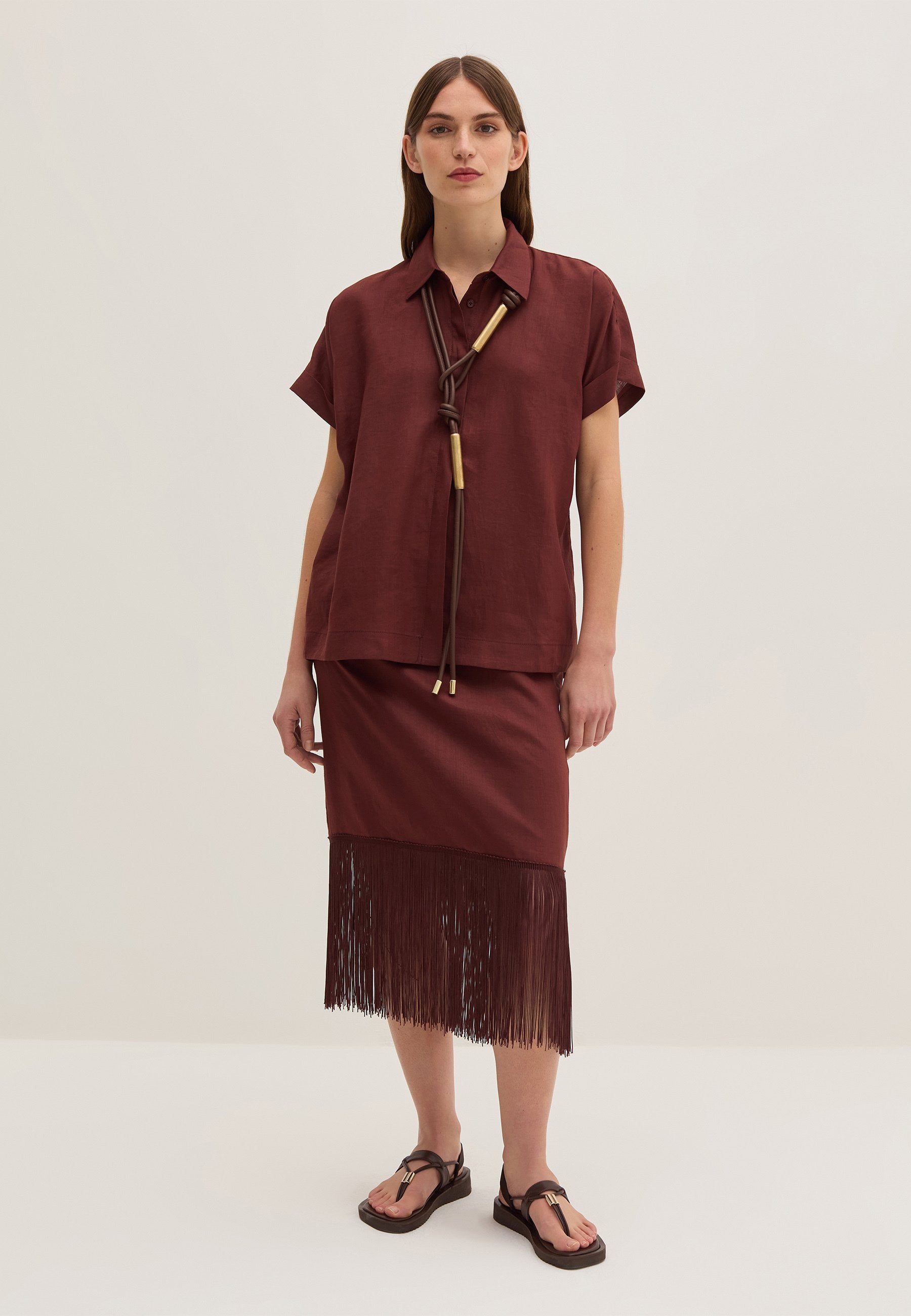 Stefanel MIDI FRINGING