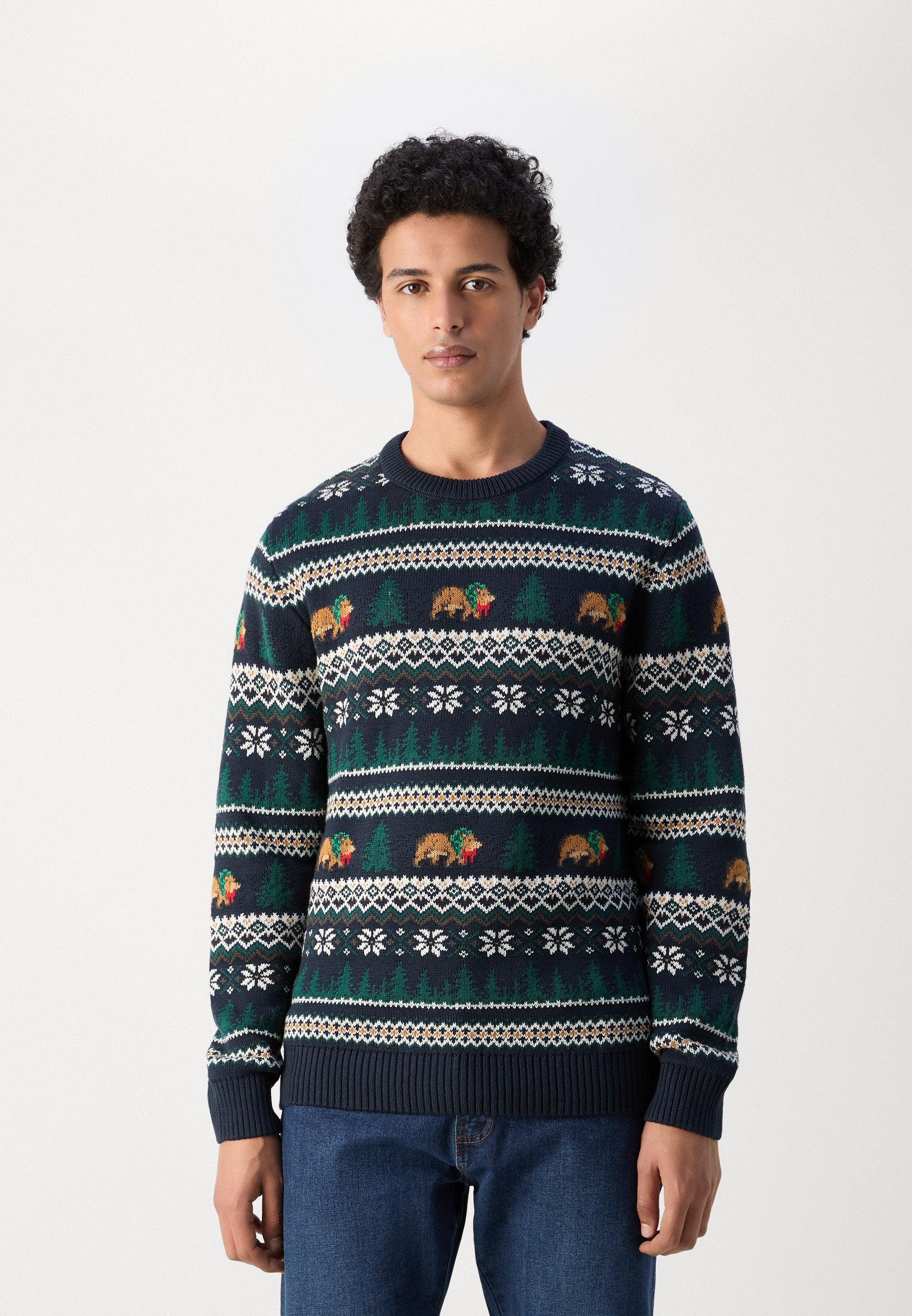 WINTER VILLAGE O NECK SWEATER Media 4