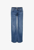 ONLY WIDE-FIT JEANS ONLJULIA LOW WAIST WIDE LEG FIT JEANS - Wide Leg - medium blue denim