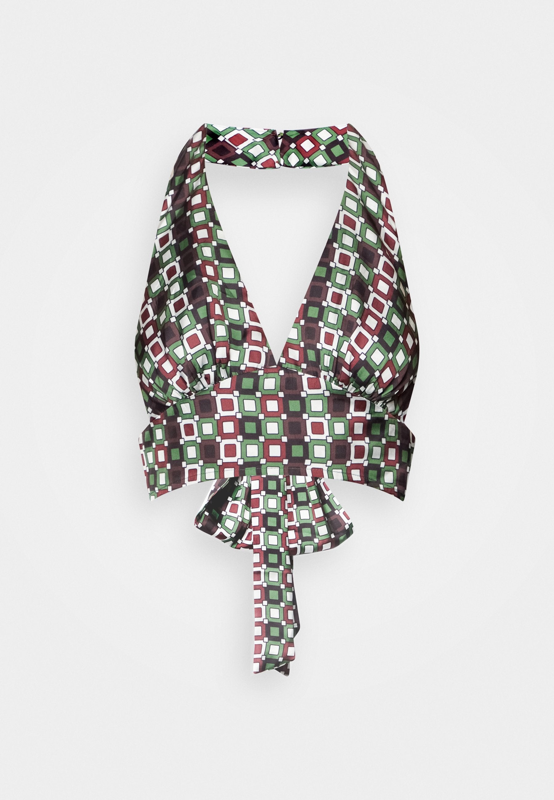 Glamorous HALTERNECK TIE BACK CROP