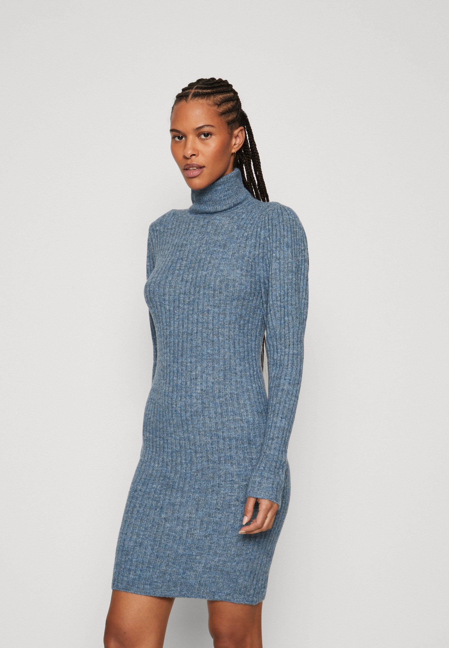 GAP PUFF MINI SWEATER DRESS