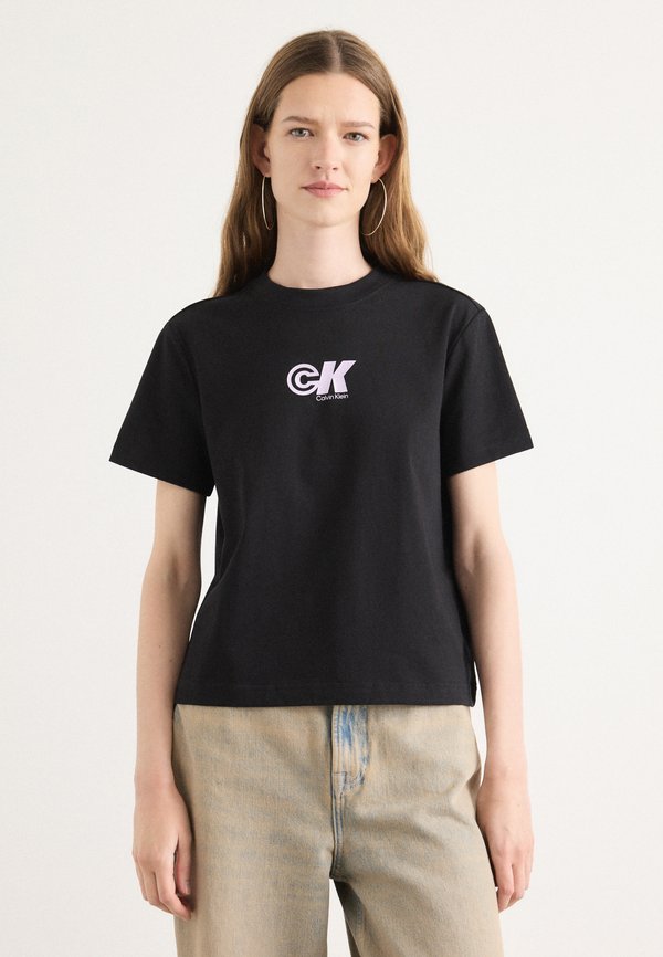 Calvin Klein Jeans Print T-shirt - black