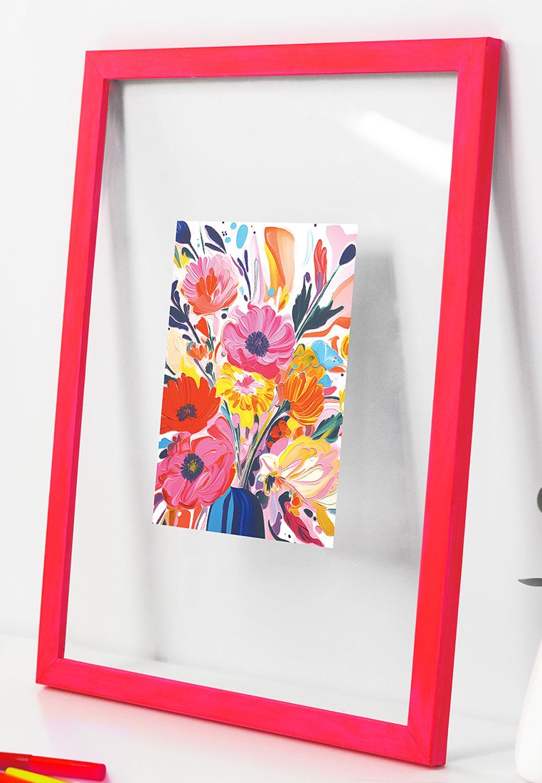 Orange Wallz SPRING FLOWER VASE
