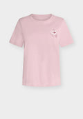 TOM TAILOR T-SHIRT BASIC CREW NECK PRINT - Print T-shirt - light elderberry