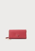 Guess NOELLE FLAP ORGANIZER - Cross body bag - garnet