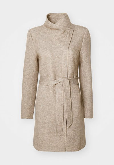 ONLY ONLELLI LIGHT COAT CS OTW - Short coat - walnut melange
