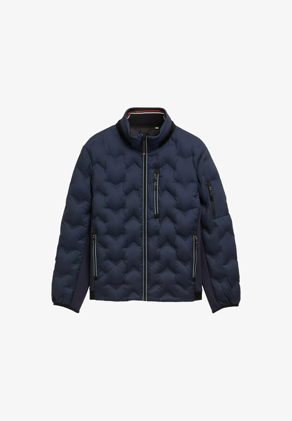 TOM TAILOR HYBRID  MIT VERSTAUBARER KAPUZE - Light jacket - sky captain blue
