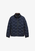 TOM TAILOR HYBRID  MIT VERSTAUBARER KAPUZE - Light jacket - sky captain blue