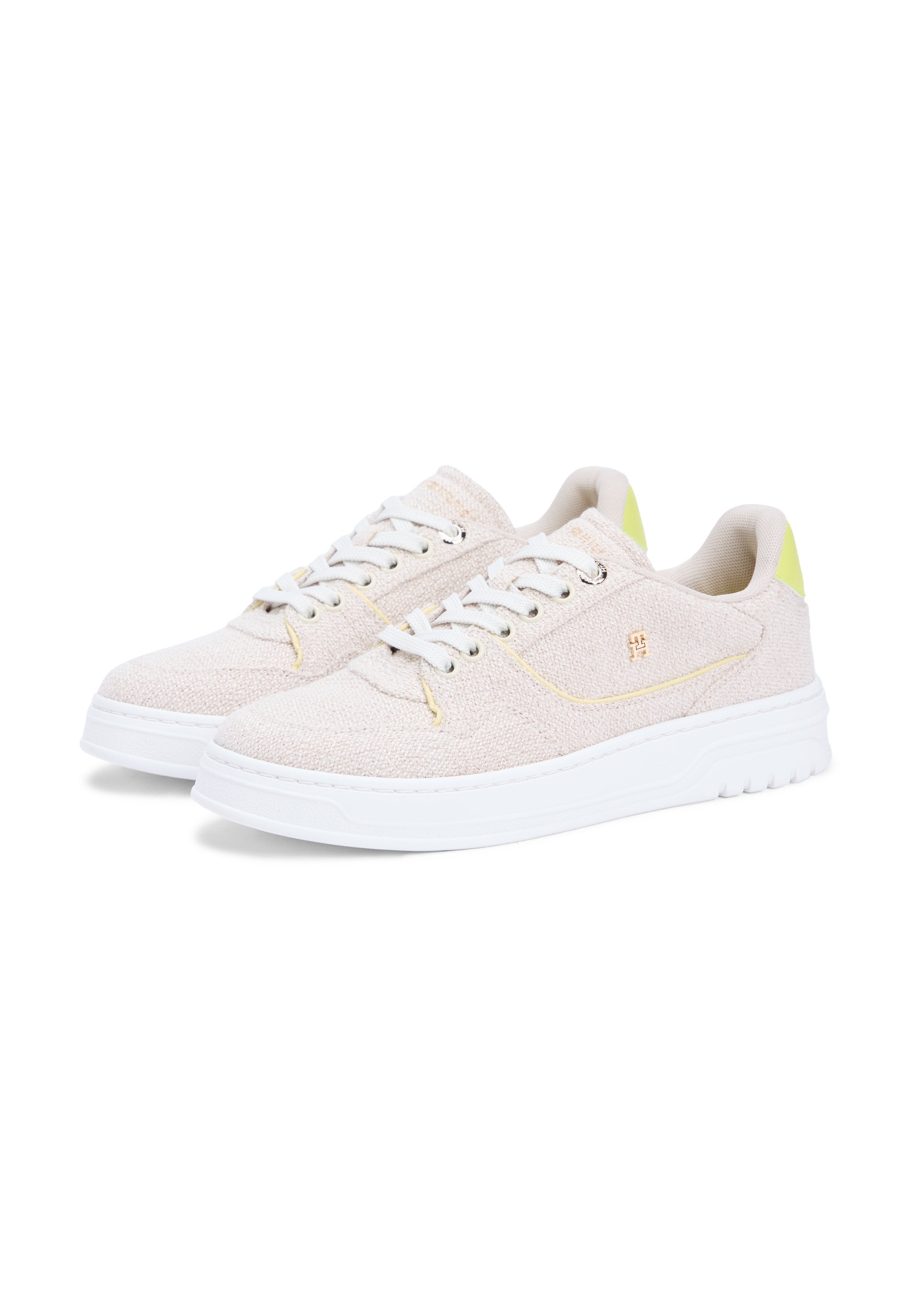 TH MONOGRAM TEXTILE COURT TRAINERS Media 2