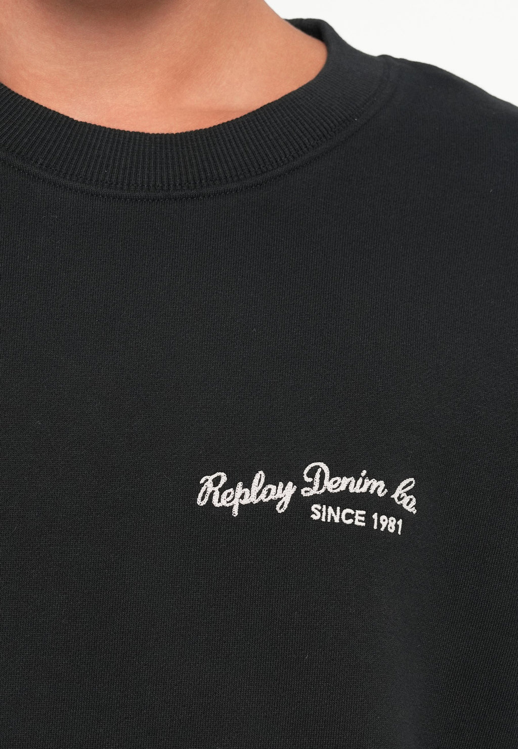 Replay LOGO CREW NECK