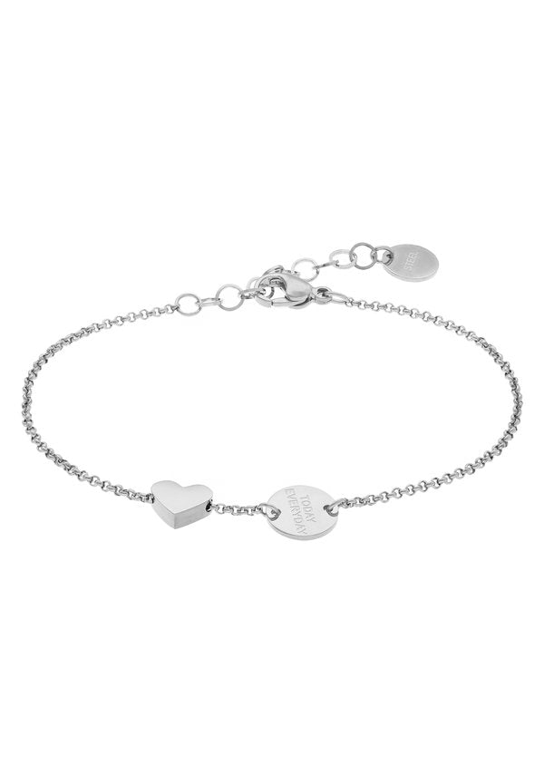 Liebeskind Berlin ARMKETTCHEN MIT ANHÄNGERN EDELSTAHL 20CM