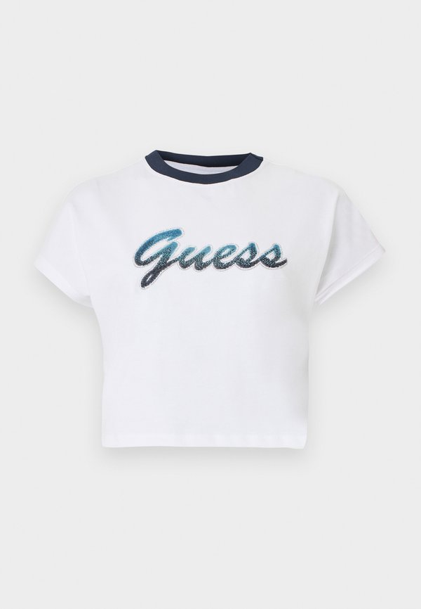 Guess SS CN SCRIPT CROP TEE