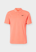 Nike Performance SOLID - Polo shirt - hot lava/black