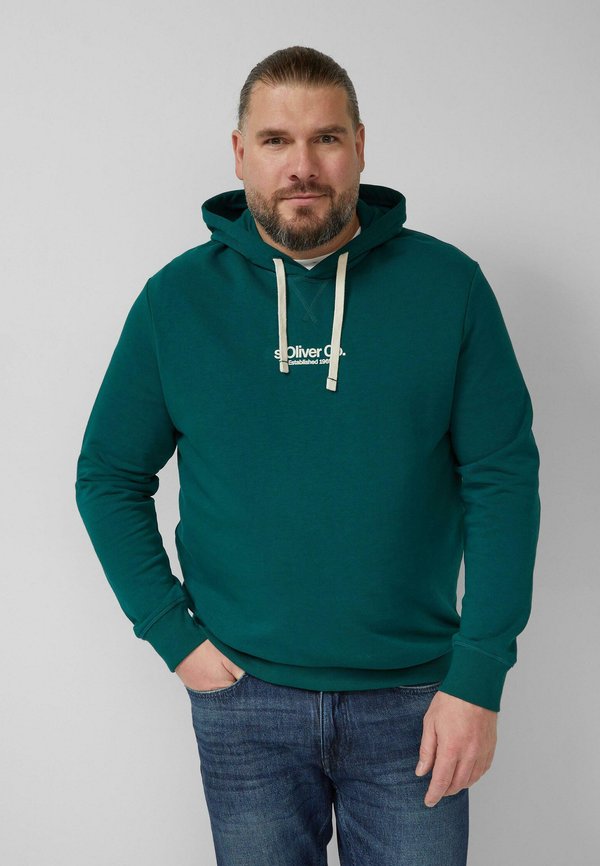 s.Oliver Hoodie - tannengrün