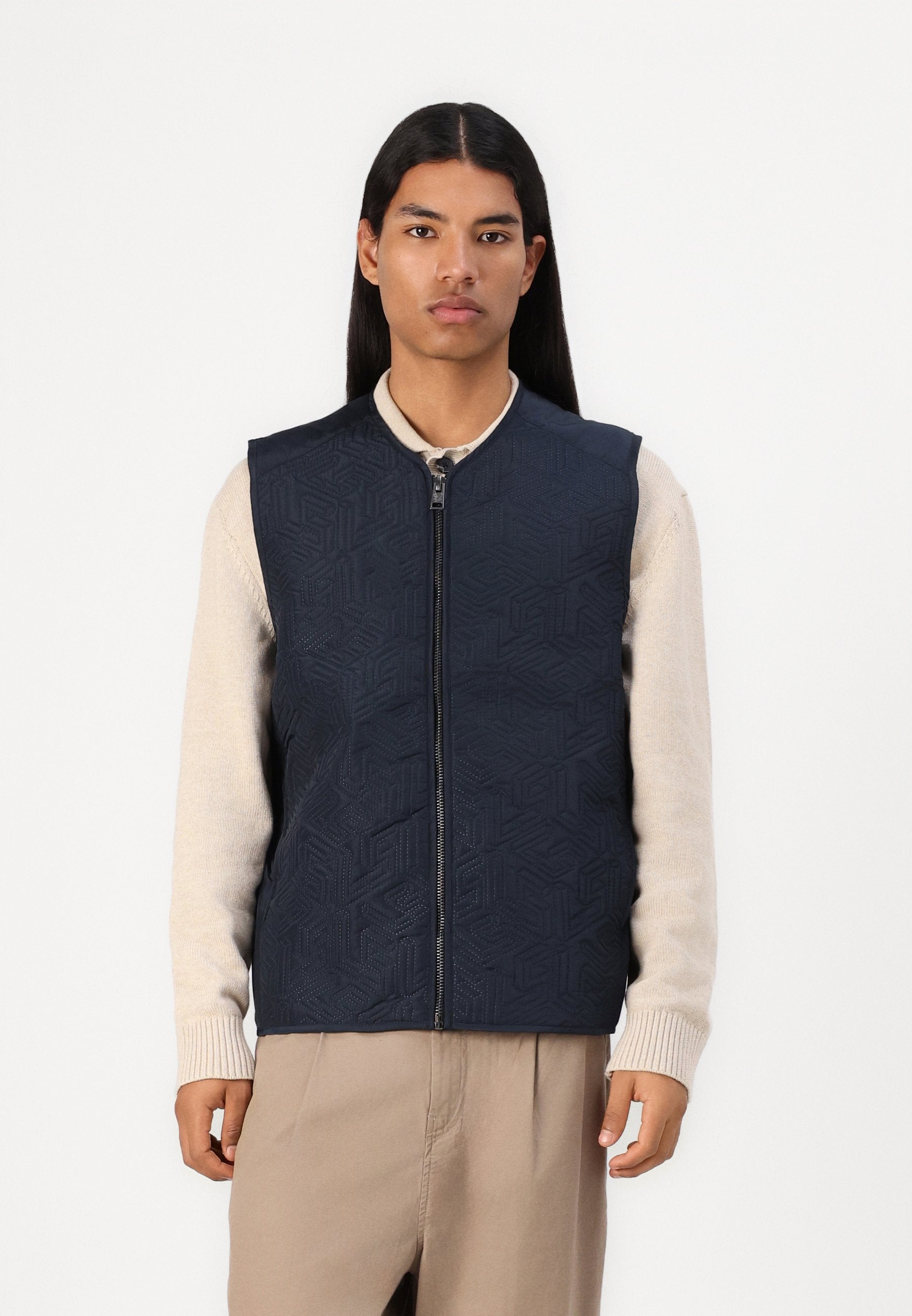 Lyle & Scott EMBLEM QUILTED GILET