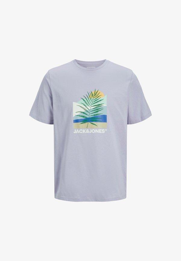 Jack & Jones ROUND NECK - Print T-shirt - languid lavender